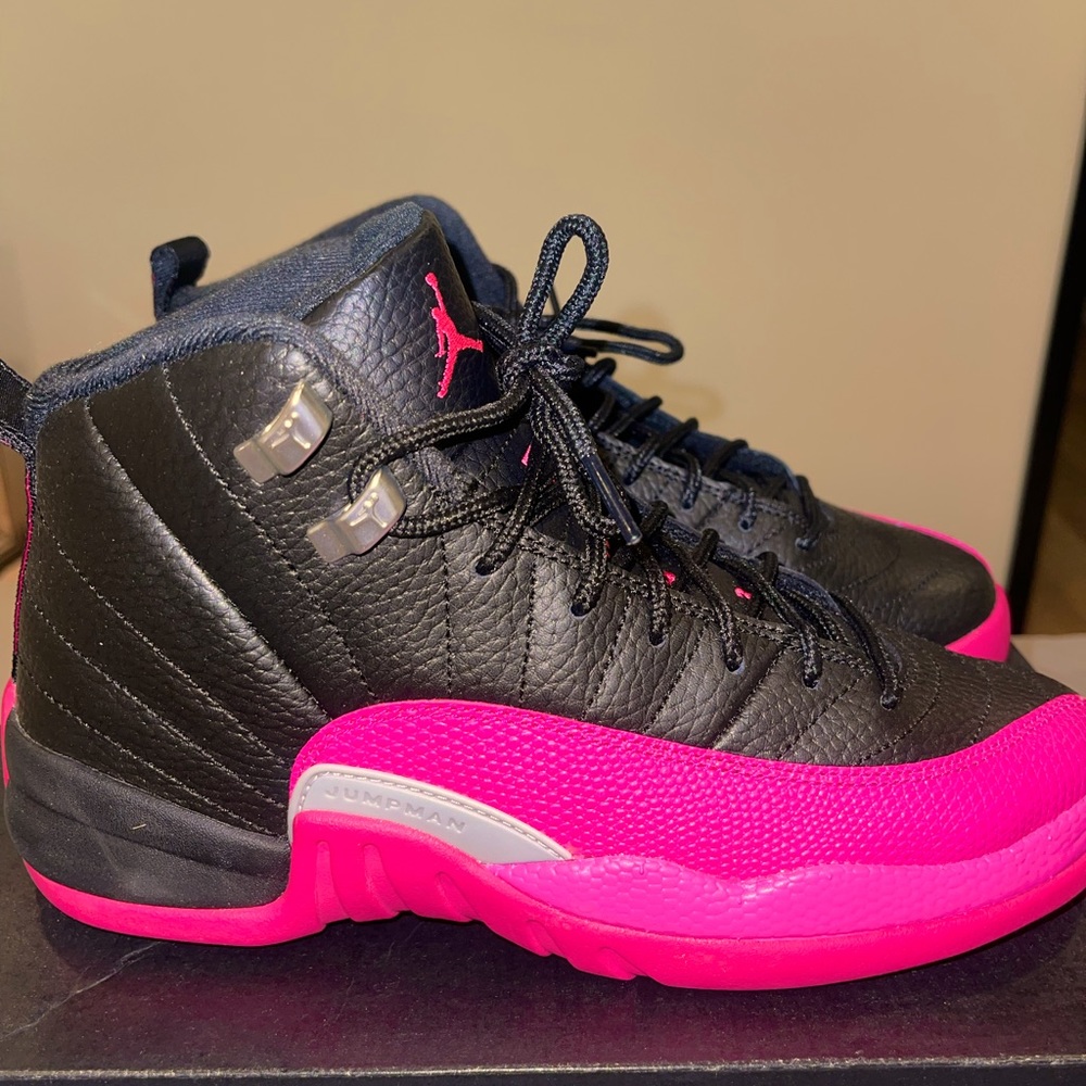 Jordan 12 Retro Black Deadly Pink